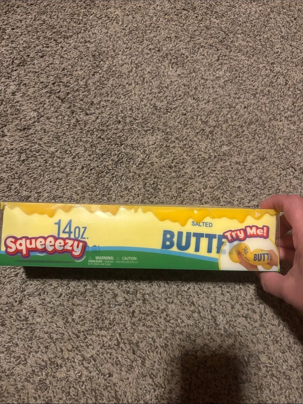 VIRAL Squeezy 14oz Salted Butter Toy - Yellow Packaging - Picture 1 of 3